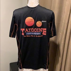 Custom Asics men’s Tatooine half marathon shirt M